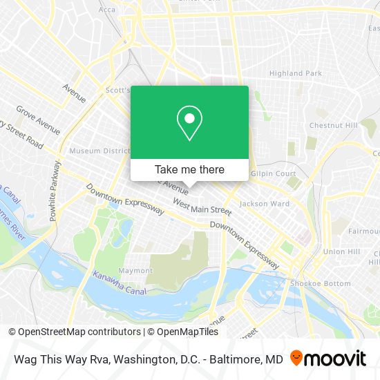 Wag This Way Rva map