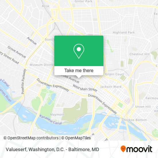 Valueserf map