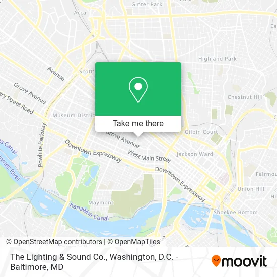 The Lighting & Sound Co. map