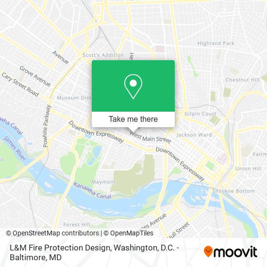 L&M Fire Protection Design map
