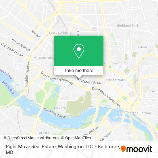 Right Move Real Estate map