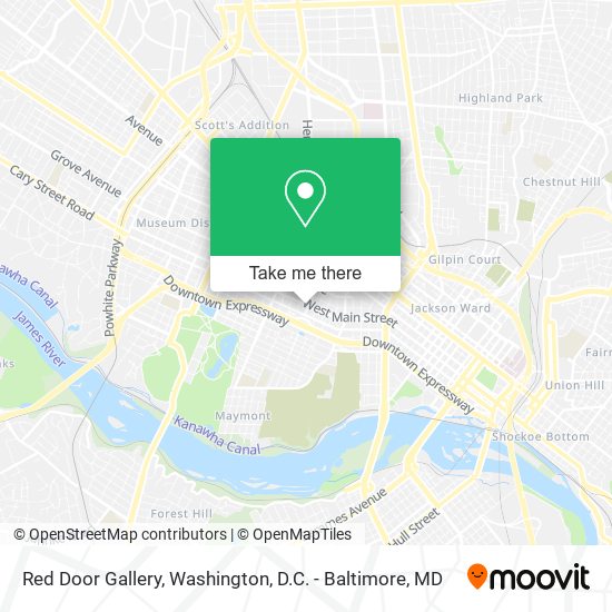 Red Door Gallery map