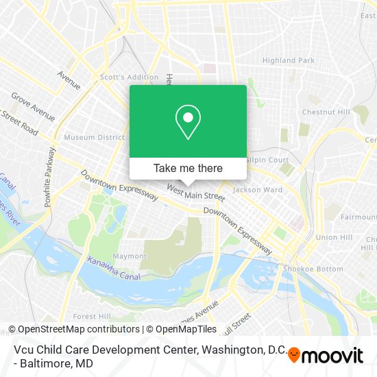 Mapa de Vcu Child Care Development Center