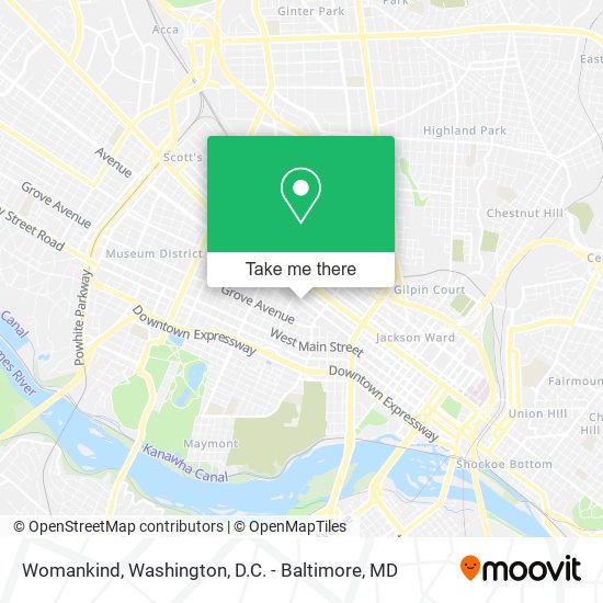 Womankind map