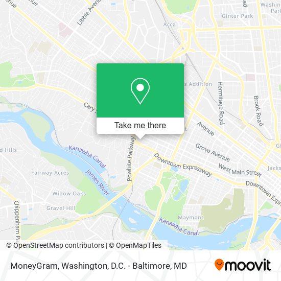 MoneyGram map