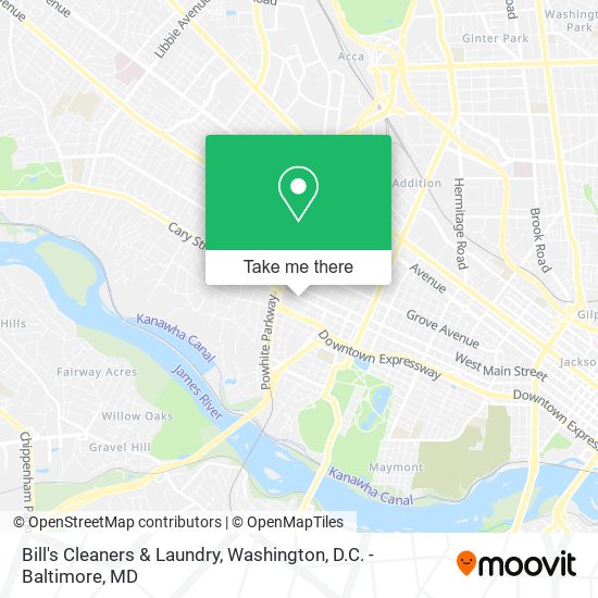 Bill's Cleaners & Laundry map