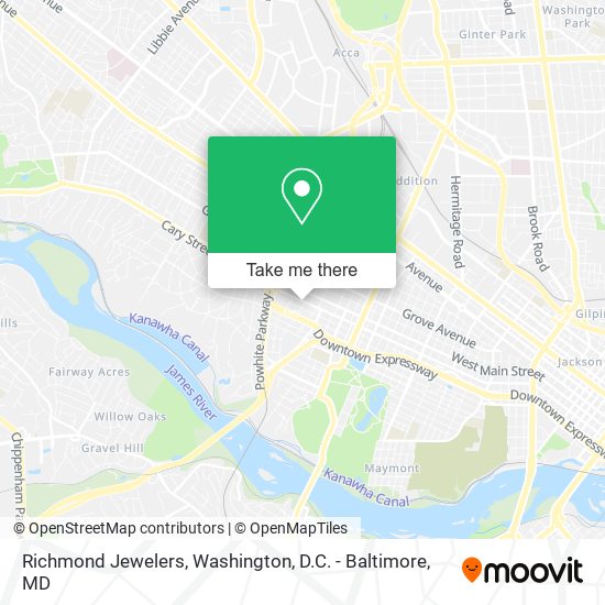 Richmond Jewelers map