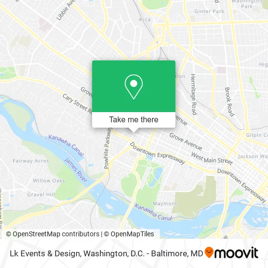 Lk Events & Design map