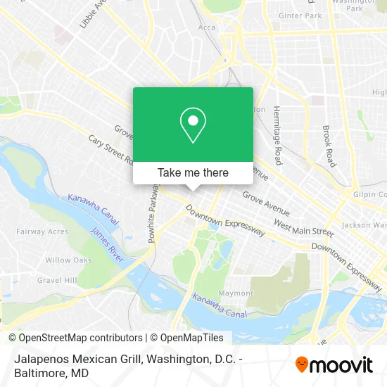Jalapenos Mexican Grill map