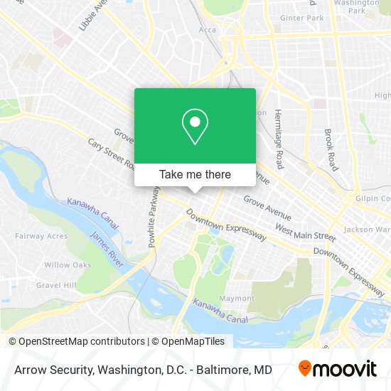 Arrow Security map