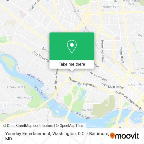 Yourday Entertainment map