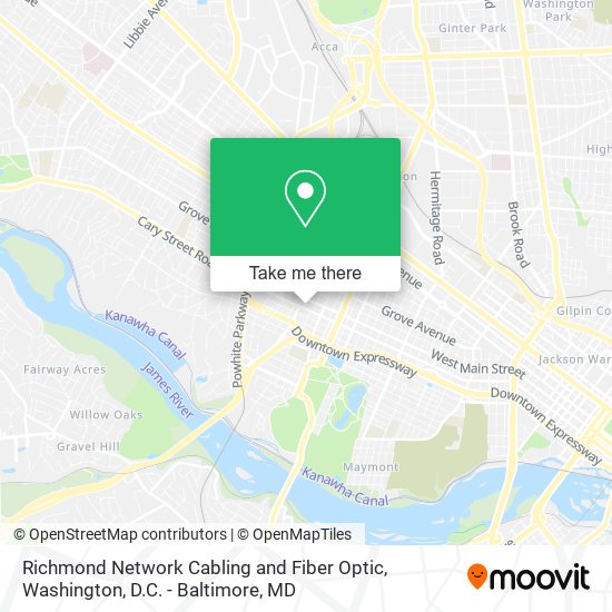 Richmond Network Cabling and Fiber Optic map
