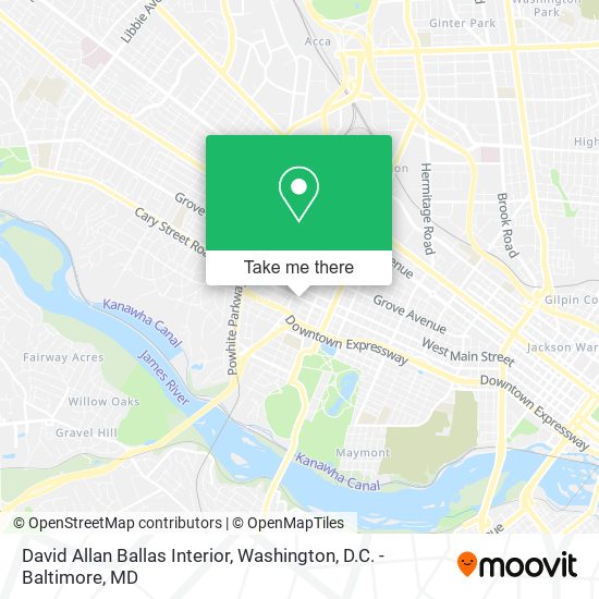 David Allan Ballas Interior map