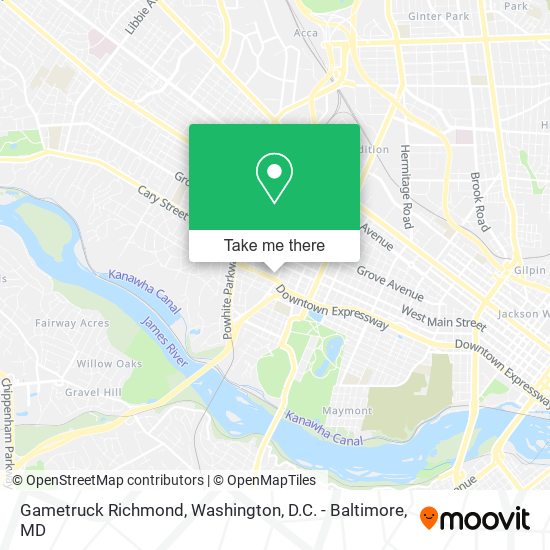 Gametruck Richmond map