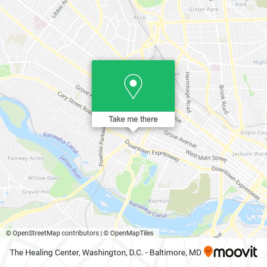 Mapa de The Healing Center