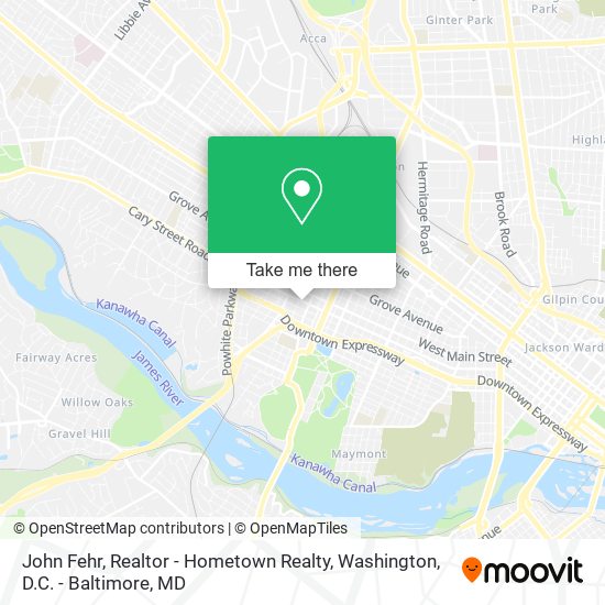 Mapa de John Fehr, Realtor - Hometown Realty