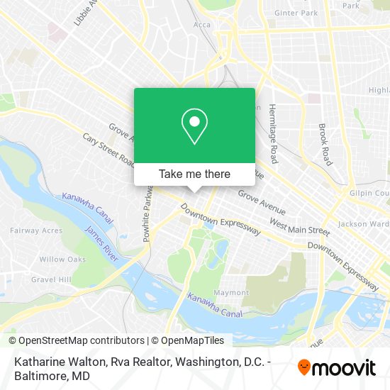 Katharine Walton, Rva Realtor map
