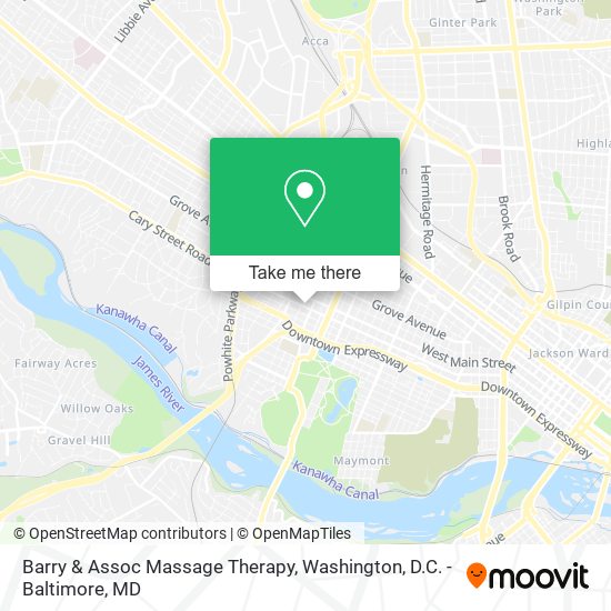 Barry & Assoc Massage Therapy map