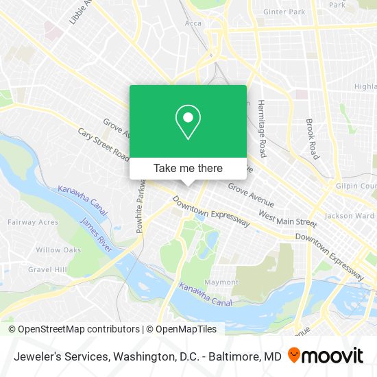 Mapa de Jeweler's Services