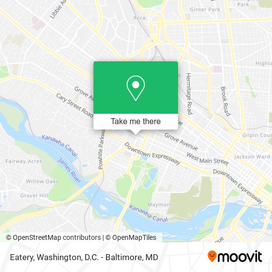 Mapa de Eatery