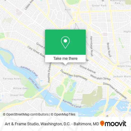 Art & Frame Studio map