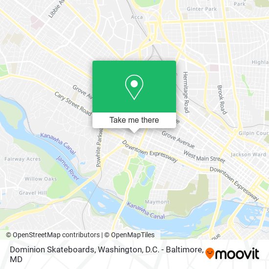 Dominion Skateboards map