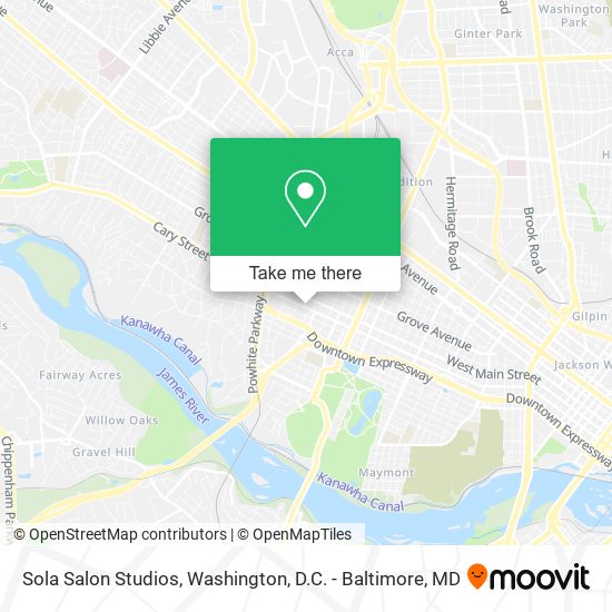 Sola Salon Studios map