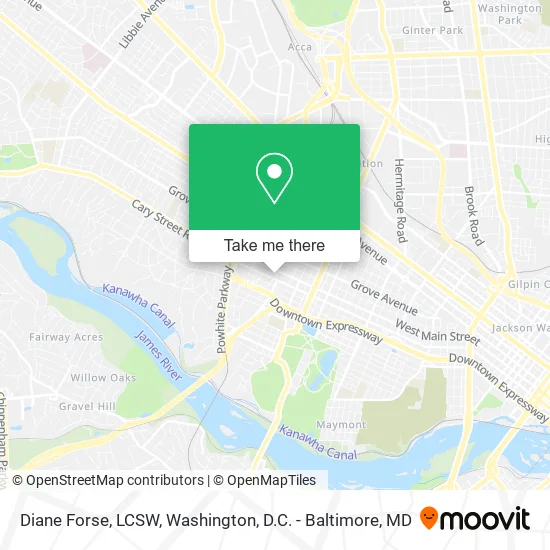 Diane Forse, LCSW map