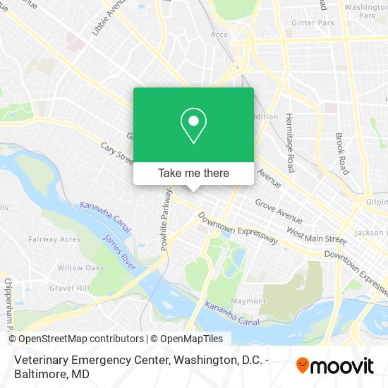 Veterinary Emergency Center map