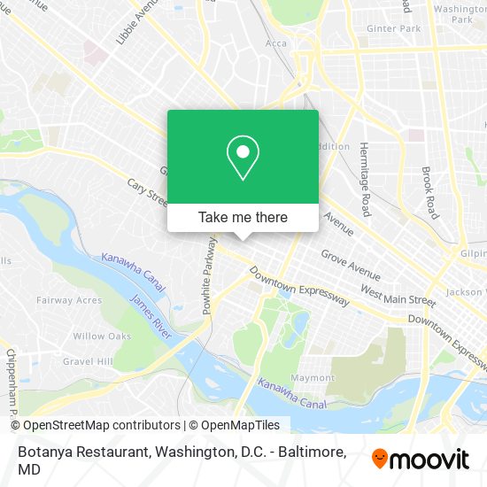 Botanya Restaurant map
