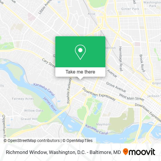 Richmond Window map