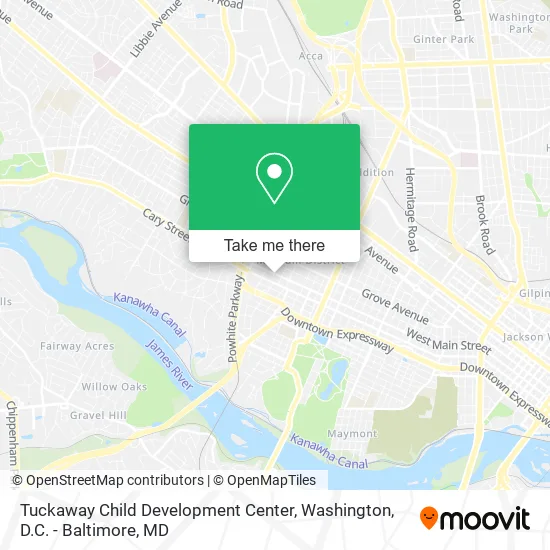 Tuckaway Child Development Center map