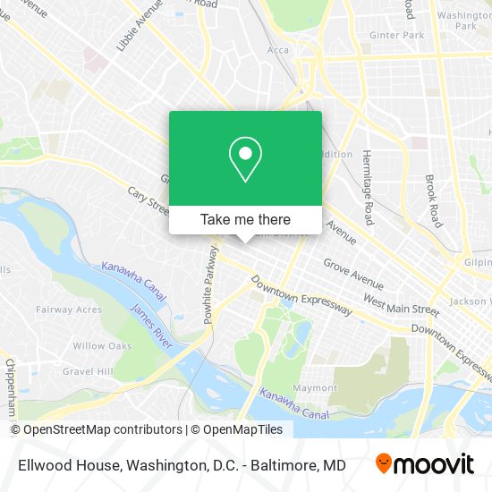 Ellwood House map