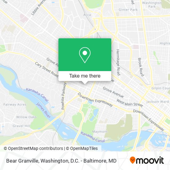 Mapa de Bear Granville