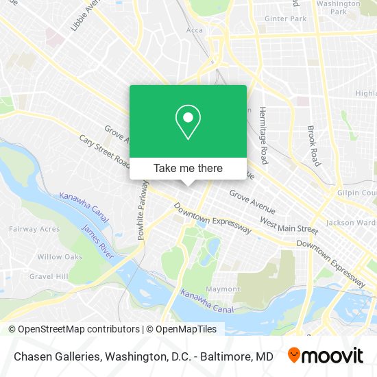 Mapa de Chasen Galleries