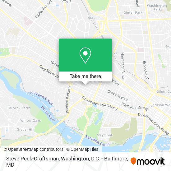 Steve Peck-Craftsman map