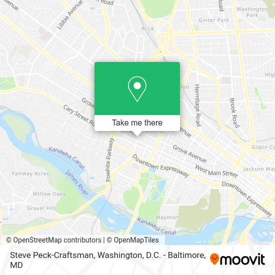 Steve Peck-Craftsman map