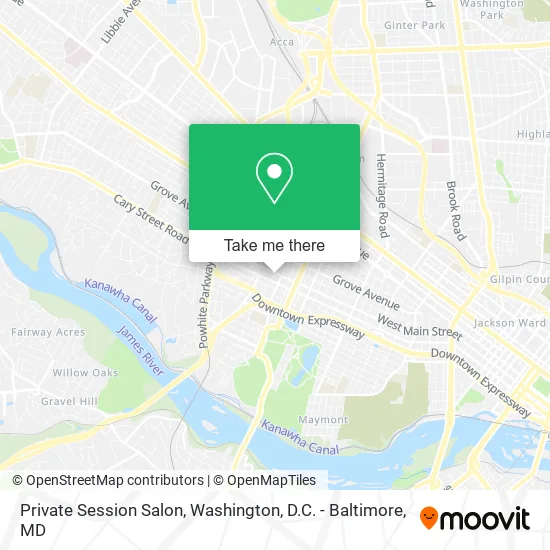 Private Session Salon map