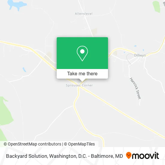 Backyard Solution map
