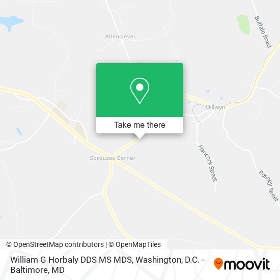 William G Horbaly DDS MS MDS map