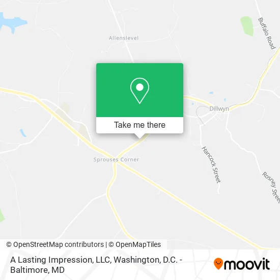A Lasting Impression, LLC map