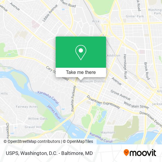 USPS map