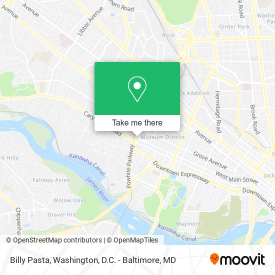 Billy Pasta map
