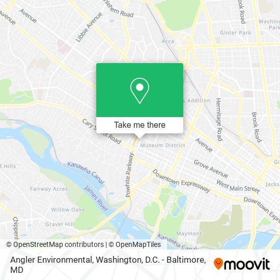 Angler Environmental map