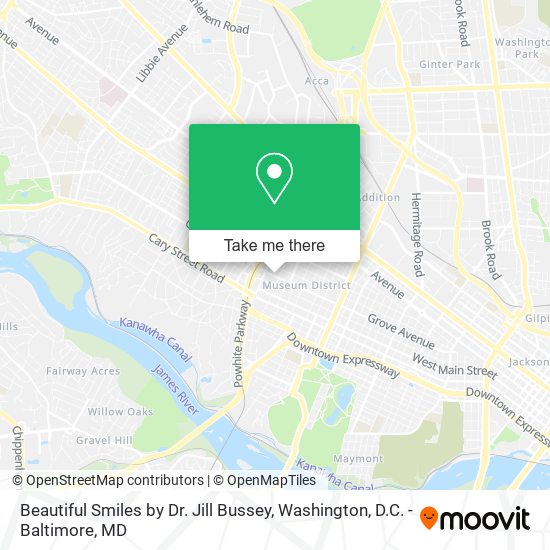 Beautiful Smiles by Dr. Jill Bussey map