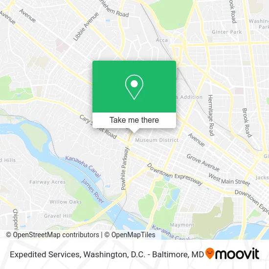 Expedited Services map