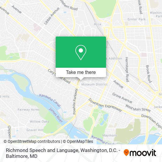Richmond Speech and Language map