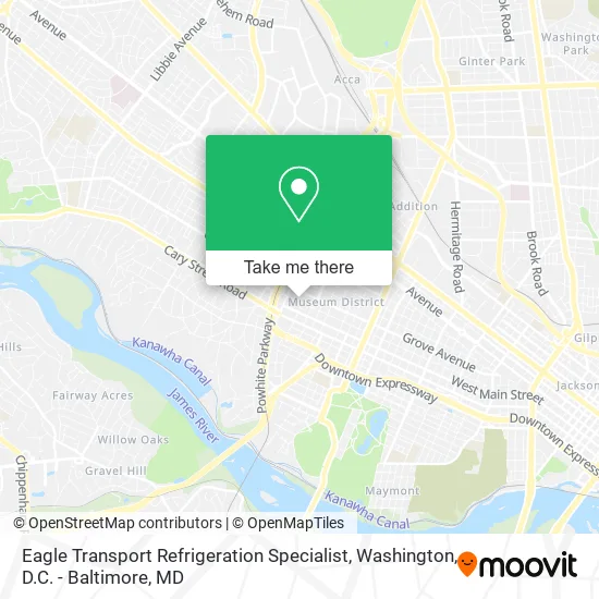 Eagle Transport Refrigeration Specialist map