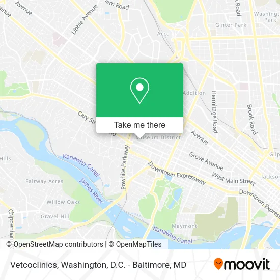 Vetcoclinics map