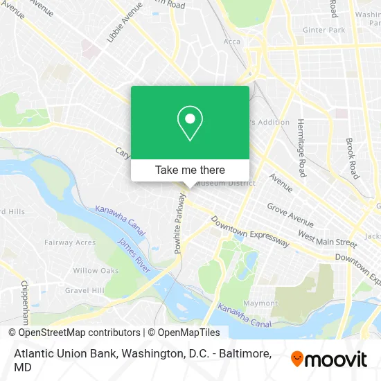 Atlantic Union Bank map